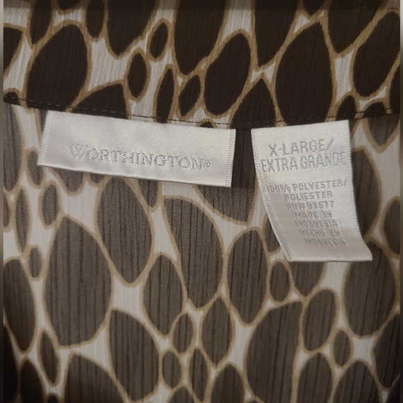 Worthington faux wrap top with cami XL - Picture 5 of 8